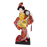 Maxbell Japanese Geisha Oriental Ancient Kabuki Lady Statue for Tabletop Shelf Home
