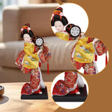 Maxbell Japanese Geisha Oriental Ancient Kabuki Lady Statue for Tabletop Shelf Home