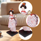 Maxbell Japanese Geisha Oriental Ancient Kabuki Lady Statue for Tabletop Shelf Home