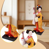 Maxbell Japanese Geisha Oriental Ancient Kabuki Lady Statue for Tabletop Shelf Home