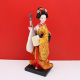 Maxbell Japanese Geisha Oriental Ancient Kabuki Lady Statue for Tabletop Shelf Home