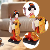 Maxbell Japanese Geisha Oriental Ancient Kabuki Lady Statue for Tabletop Shelf Home