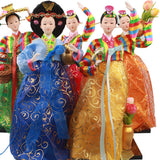 Maxbell Korean Hanbok Doll Cute 12 inch Female Statue for Home Office Tabletop Decor Style A