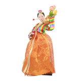 Maxbell Korean Hanbok Doll Cute 12 inch Female Statue for Home Office Tabletop Decor Style A