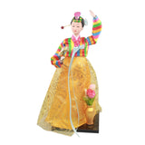 Maxbell Korean Hanbok Doll Cute 12 inch Female Statue for Home Office Tabletop Decor Style B