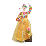 Maxbell Korean Hanbok Doll Cute 12 inch Female Statue for Home Office Tabletop Decor Style B