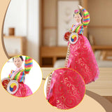 Maxbell Korean Hanbok Doll Cute 12 inch Female Statue for Home Office Tabletop Decor Style C