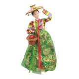 Maxbell Korean Hanbok Doll Cute 12 inch Female Statue for Home Office Tabletop Decor Style D