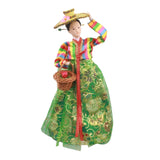 Maxbell Korean Hanbok Doll Cute 12 inch Female Statue for Home Office Tabletop Decor Style D