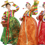 Maxbell Korean Hanbok Doll Cute 12 inch Female Statue for Home Office Tabletop Decor Style D