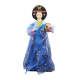 Maxbell Korean Hanbok Doll Cute 12 inch Female Statue for Home Office Tabletop Decor Style E