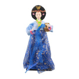 Maxbell Korean Hanbok Doll Cute 12 inch Female Statue for Home Office Tabletop Decor Style E