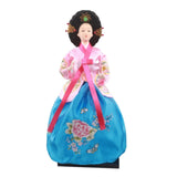 Maxbell Korean Hanbok Doll Cute 12 inch Female Statue for Home Office Tabletop Decor Style F
