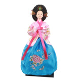 Maxbell Korean Hanbok Doll Cute 12 inch Female Statue for Home Office Tabletop Decor Style F
