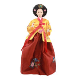 Maxbell Korean Hanbok Doll Cute 12 inch Female Statue for Home Office Tabletop Decor Style G