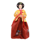 Maxbell Korean Hanbok Doll Cute 12 inch Female Statue for Home Office Tabletop Decor Style G