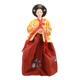 Maxbell Korean Hanbok Doll Cute 12 inch Female Statue for Home Office Tabletop Decor Style G