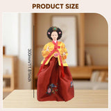 Maxbell Korean Hanbok Doll Cute 12 inch Female Statue for Home Office Tabletop Decor Style G