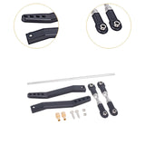 Maxbell 1:10 RC Car Anti Sway Bar Replacements for Yeti VS4-10 Vehicles RC Hobby Car Black