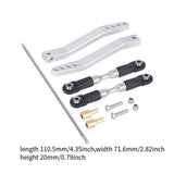 Maxbell 1:10 RC Car Anti Sway Bar Replacements for Yeti VS4-10 Vehicles RC Hobby Car Silver