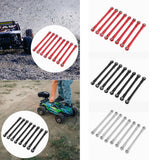 Maxbell 8Pcs RC Car Chassis Fixing Rod Easy to Install Repair DIY for 1/12 H12Y H12P Red
