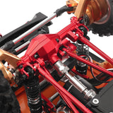Maxbell 8Pcs RC Car Chassis Fixing Rod Easy to Install Repair DIY for 1/12 H12Y H12P Red