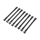 Maxbell 8Pcs RC Car Chassis Fixing Rod Easy to Install Repair DIY for 1/12 H12Y H12P Black