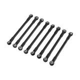 Maxbell 8Pcs RC Car Chassis Fixing Rod Easy to Install Repair DIY for 1/12 H12Y H12P Black