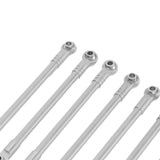 Maxbell 8Pcs RC Car Chassis Fixing Rod Easy to Install Repair DIY for 1/12 H12Y H12P Silver