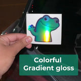 Maxbell Lizard Sticker Peel and Stick Gecko Sticker for Planners Scrapbooking Laptop