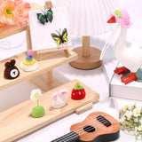Maxbell 6Pcs Mini Knitting Hats Goose Decor Accessories Small Desk Goose Outfits