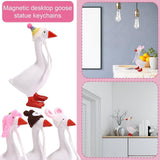 Maxbell 6Pcs Mini Knitting Hats Goose Decor Accessories Small Desk Goose Outfits