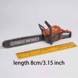 Maxbell 1/6 Chainsaw Model Handheld Saw Model Mini Trendy Miniature for 12 inch Body