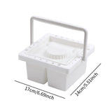 Maxbell Paint Brush Basin Teacher Portable Home Studio Paint Brush Holder Organizer