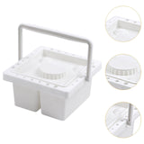 Maxbell Paint Brush Basin Teacher Portable Home Studio Paint Brush Holder Organizer