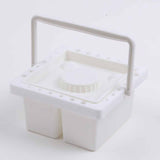 Maxbell Paint Brush Basin Teacher Portable Home Studio Paint Brush Holder Organizer