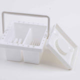 Maxbell Paint Brush Basin Teacher Portable Home Studio Paint Brush Holder Organizer