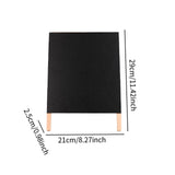 Maxbell Message Board Standing Blackboard Buffet Market Small Wooden Chalkboard Sign