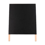 Maxbell Message Board Standing Blackboard Buffet Market Small Wooden Chalkboard Sign
