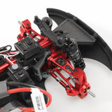Maxbell 1/14 RC Car Front Gearbox Lower Cover Sturdy Upgrade for 14209 14210 Crawler Red