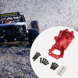 Maxbell 1/14 RC Car Front Gearbox Lower Cover Sturdy Upgrade for 14209 14210 Crawler Red