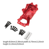 Maxbell 1/14 RC Car Front Gearbox Lower Cover Sturdy Upgrade for 14209 14210 Crawler Red