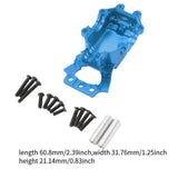 Maxbell 1/14 RC Car Front Gearbox Lower Cover Sturdy Upgrade for 14209 14210 Crawler Blue