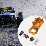 Maxbell 1/14 RC Car Front Gearbox Lower Cover Sturdy Upgrade for 14209 14210 Crawler Gold