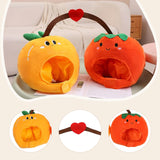Maxbell Orange & Persimmon Headband Hat Photo Booth Prop for Halloween Funny Stylish