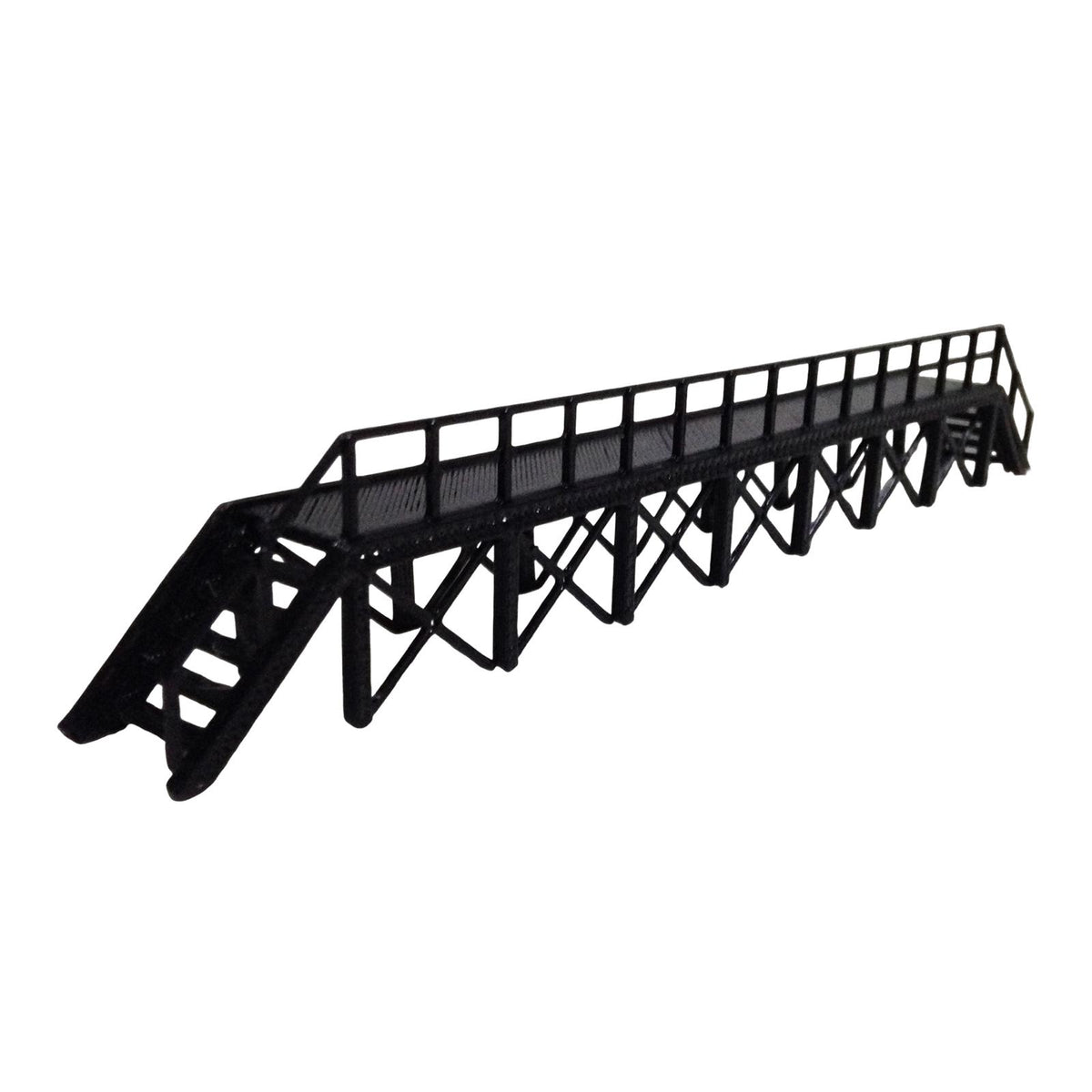 Extended Train Inspection Platform Model Building Photoprop Lifelike HO 1/87