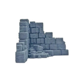 Ruined Wall Terrain Layout Diorama Tabletop Game Decor for Adults Collectors