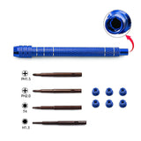 RC Car Screwdriver Tool Professional Replace Parts Accessories for 1/30 D411 Blue