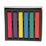 Maxbell Maxbell 6pcs Colorful Temporary Non-toxic Hair Dye Chalks DIY Hair Tint Pastel Kit