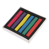 Maxbell Maxbell 6pcs Colorful Temporary Non-toxic Hair Dye Chalks DIY Hair Tint Pastel Kit